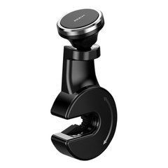 Тримач магнітний на підголовник, універсальний Rock Multi-functional Car Headrest Magnetic Phone Holder Silver (ROTO800) 13358 фото