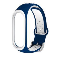 Ремешок Xiaomi для Mi Band 3, Mi Band 4 Sport темно синий,белый 15638 фото