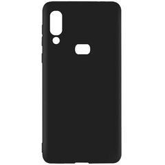 Чехол силиконовый Samsung A107F A10s (2019) черный 15533 фото