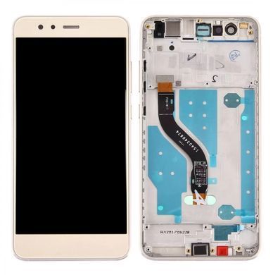 Дисплей для Huawei P10 Lite (WAS-L21, WAS-LX1, WAS-LX1A) с рамкой золотой 22926 фото