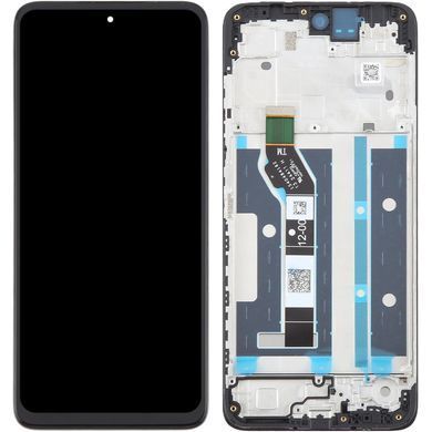 Дисплей для Motorola XT2523-3 Moto G05, XT2521-3 Moto G15, XT2523-6 Moto E15 з рамкою чорний Оригінал Китай 32235 фото