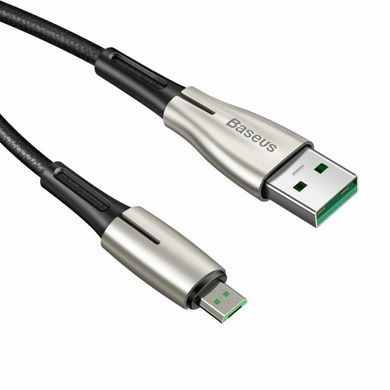 Кабель Baseus Waterdrop MicroUSB Cable 4A (1m) Black (CAMRD-B01) 18011 фото