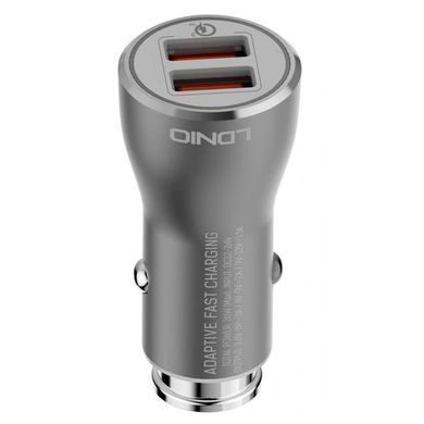 Автомобильное зарядное устройство LDNIO C407Q (2 USB, 3A + кабель MicroUSB) 13177 фото