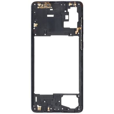 Рамка корпуса Samsung A715 Galaxy A71 черная, Prism Crush Black 33697 фото