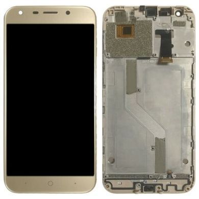 Дисплей для ZTE Blade A6, A6 Lite A0622, A0620, A0621 с рамкой золотистый 22223 фото