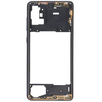Рамка корпуса Samsung A715 Galaxy A71 черная, Prism Crush Black 33697 фото