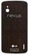 Задняя крышка для LG E960 Nexus 4 черная, без рамки 08798 фото
