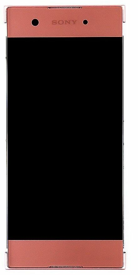 Дисплей Sony G3112 Xperia XA1 Dual, G3116, G3121, G3125 розовый, с рамкой, Оригинал Китай 23331 фото
