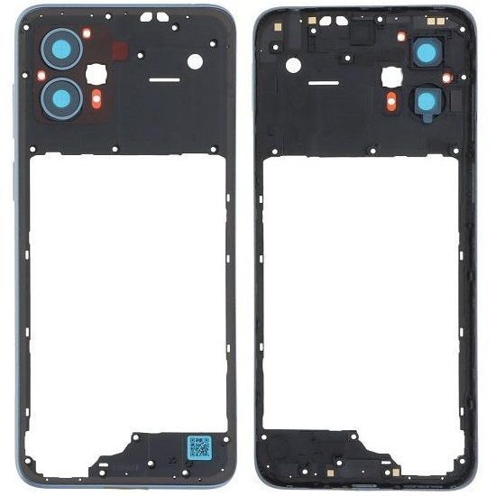 Рамка корпусу Motorola XT2333 Moto G23 синя, Steel Blue зі склом камери 33593 фото