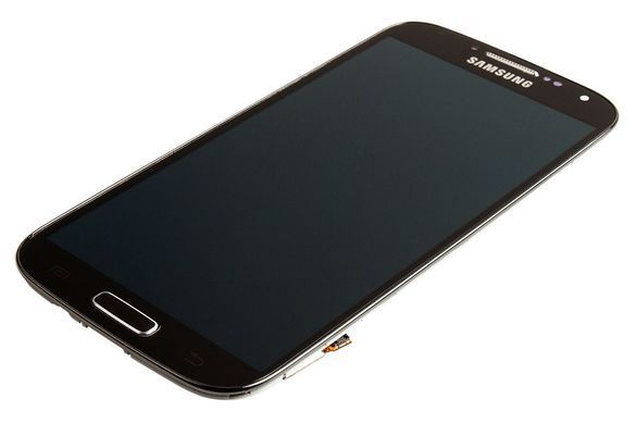 Дисплей для Samsung i9505 Galaxy S4 с рамкой черный 02569 фото