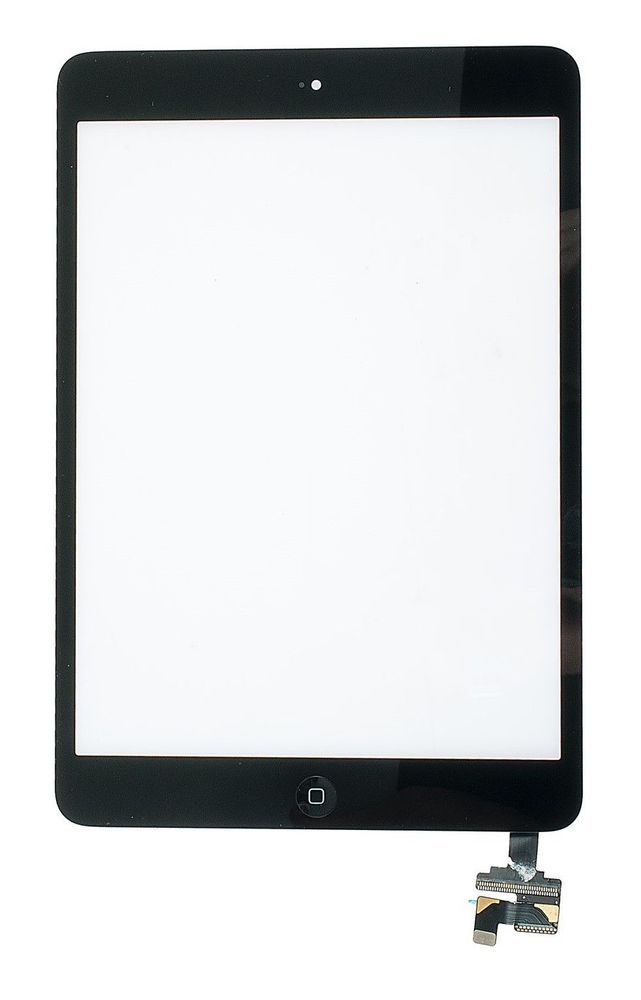 Сенсор (тачскрин) Apple iPad Mini A1432, A1454, A1455, iPad Mini 2 Retina A1489, A1490, A1491 черный с кнопкой HOME, Оригинал Китай 10790 фото