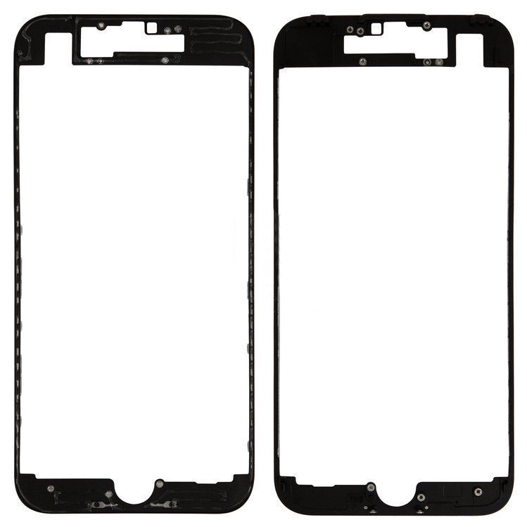 Рамка кріплення дисплея для Apple iPhone 7 чорна 07196 фото