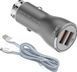 Автомобильное зарядное устройство LDNIO C407Q (2 USB, 3A + кабель MicroUSB) 13177 фото 1