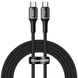 Кабель Baseus Halo Cable Type-C PD2.0 60W (2m) Black (CATGH-K01) 20496 фото 2