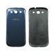 Задняя крышка для Samsung i9300 Galaxy S3 синяя, Metallic Blue 08426 фото