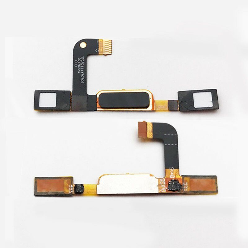 Шлейф для Nokia 5 TA-1024, TA-1027, TA-1044, TA-1053 зі сканером відбитка пальця, чорного кольору 12005 фото