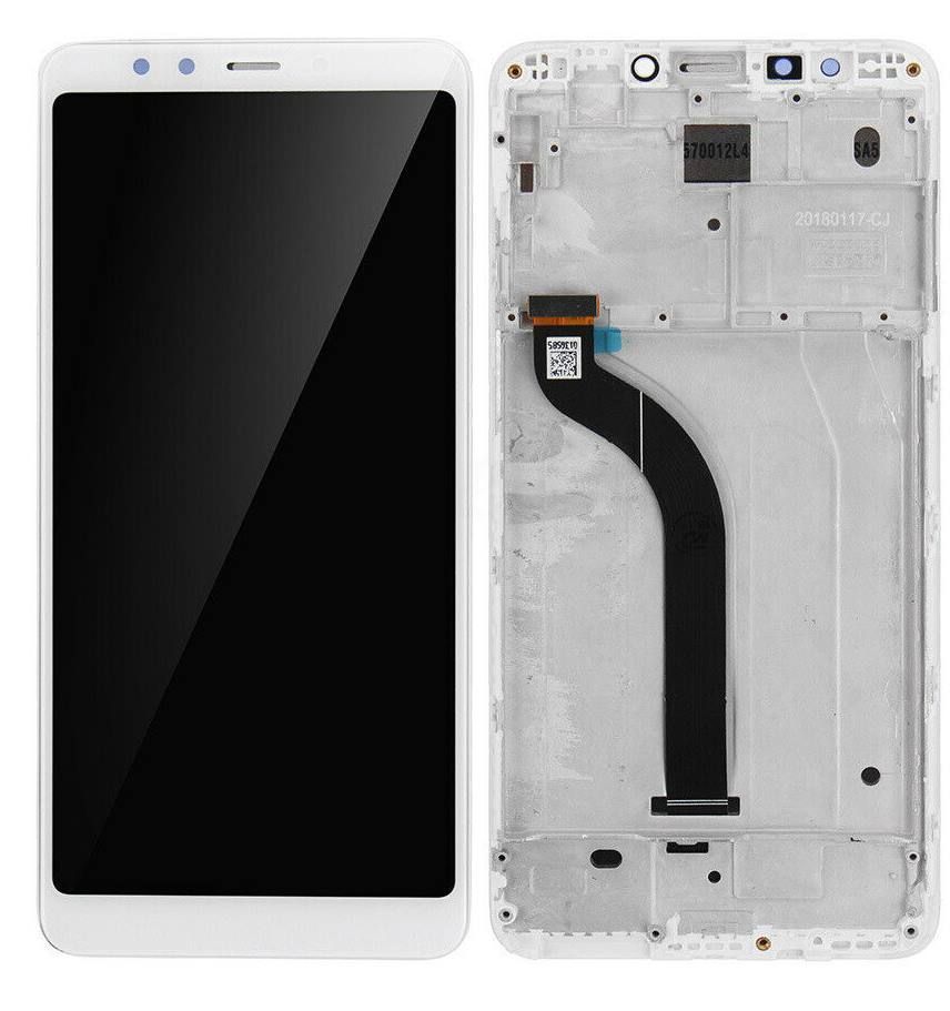 Дисплей для Xiaomi Redmi 5 с рамкой белый 16914 фото