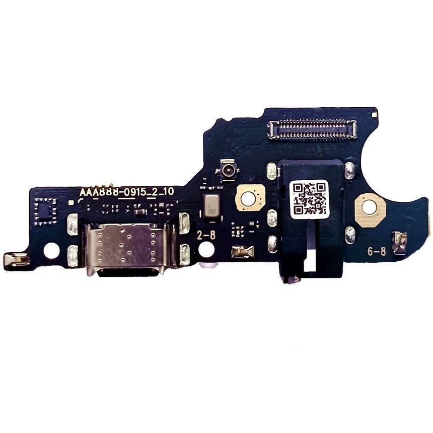 Нижняя плата для Realme C25, C25s, 6i, Narzo 30A, Narzo 50A с разьемом зарядки, с разьемом наушников и микрофоном Оригинал Китай 31120 фото