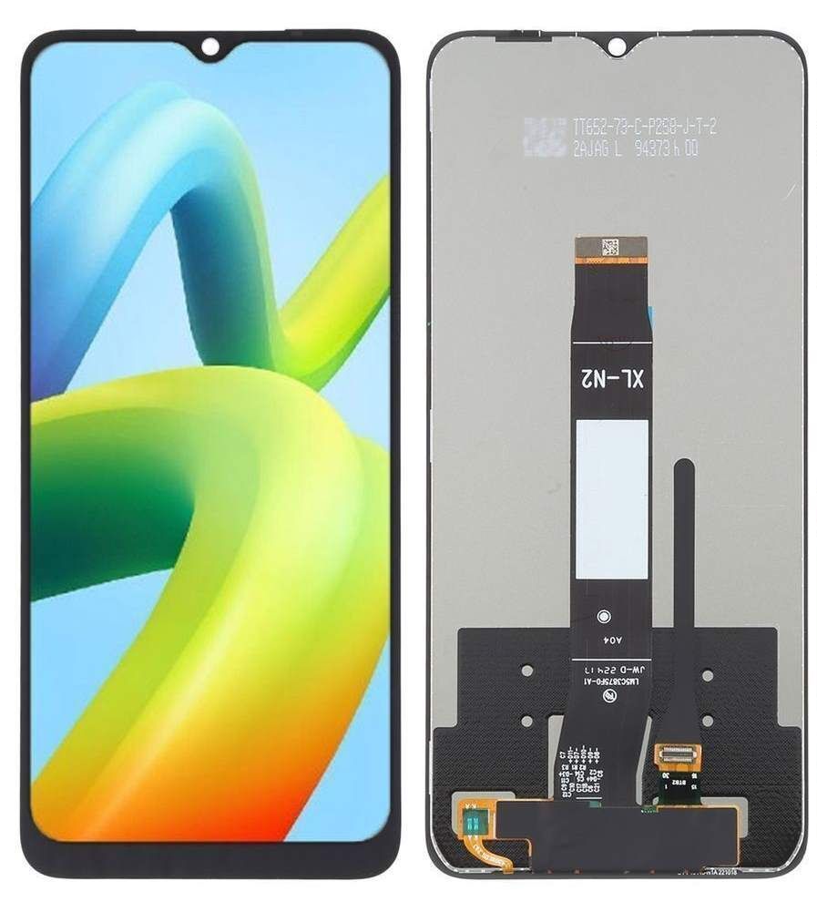 Дисплей для Xiaomi Redmi A1, Redmi A1 Plus, Redmi A2, Redmi A2 Plus, Poco C50, Poco C51 черный Оригинал Китай (HD+) FLYCDI 31736 фото