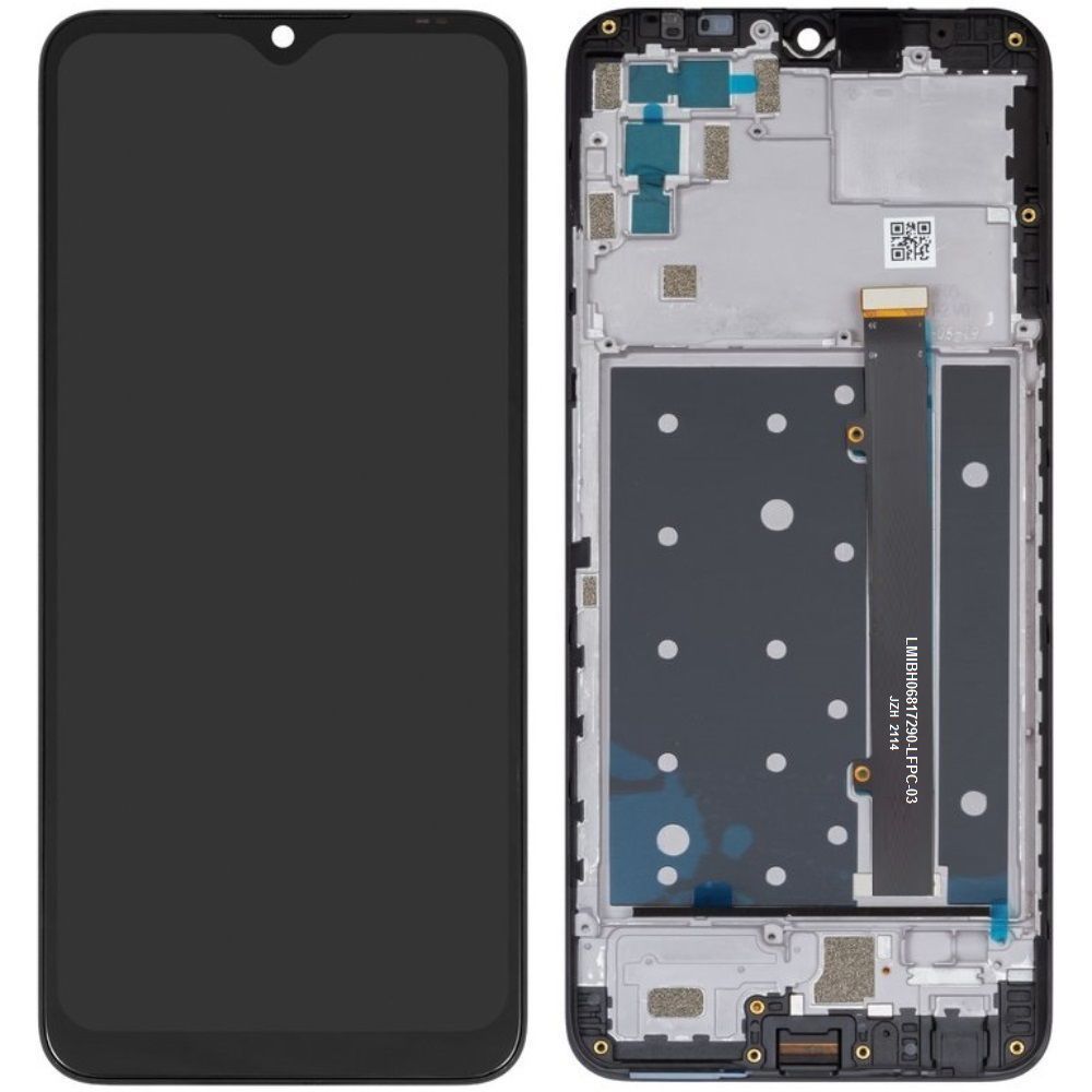 Дисплей для ZTE Blade V2020 Smart 8010 с рамкой черный 30604 фото