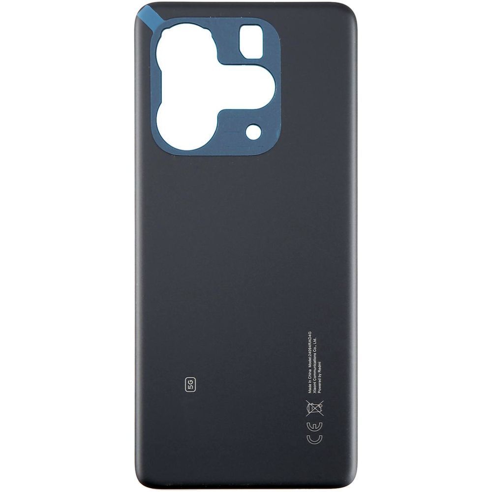Задняя крышка для Xiaomi Redmi Note 14 5G 24094RAD4G черная, Midnight Black Оригинал Китай 32491 фото