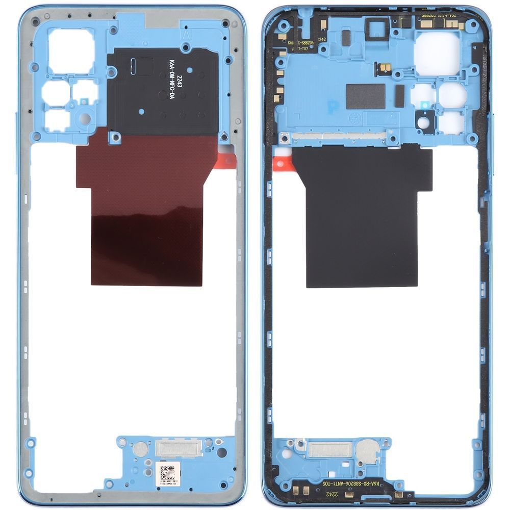Рамка корпусу для Xiaomi Redmi Note 12 Pro 4G синя, Star Blue (Ice blue) 31070 фото