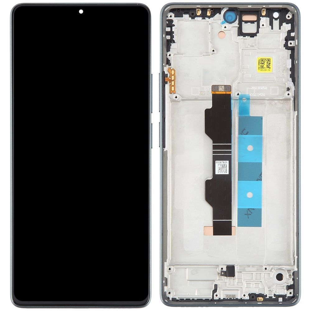 Дисплей для Xiaomi Redmi Note 13 Pro 4G 23117RA68G, 2312FPCA6G, Poco M6 Pro 4G с рамкой зеленый IPS, без сканера пальца 30348 фото