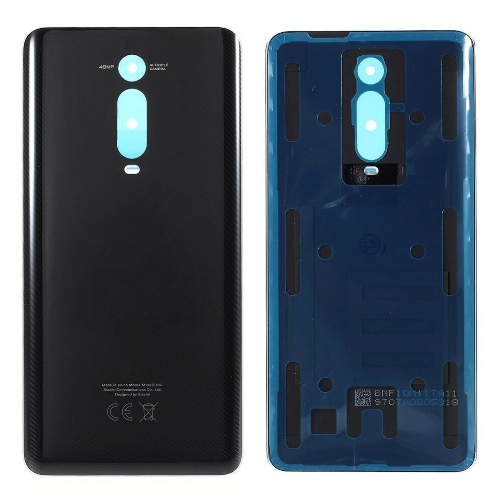 Задняя крышка для Xiaomi Mi9T, Mi 9T, Mi9T Pro, Mi 9T Pro, Redmi K20, Redmi K20 Pro, черная, карбон 23695 фото