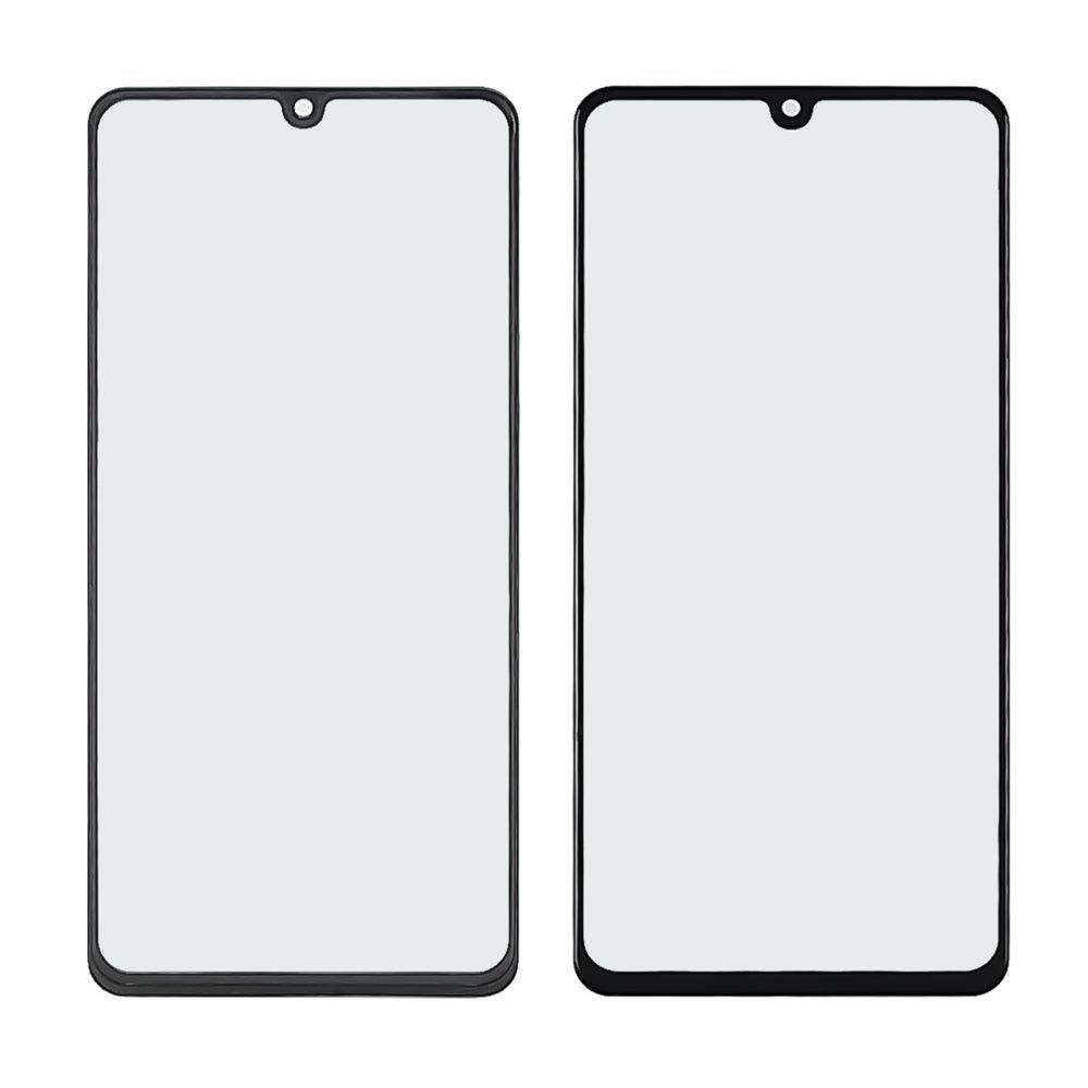 Скло тачскріна з OCA плівкою Samsung A415 Galaxy A41 чорне, з олеофобним покриттям, закалене 33850 фото