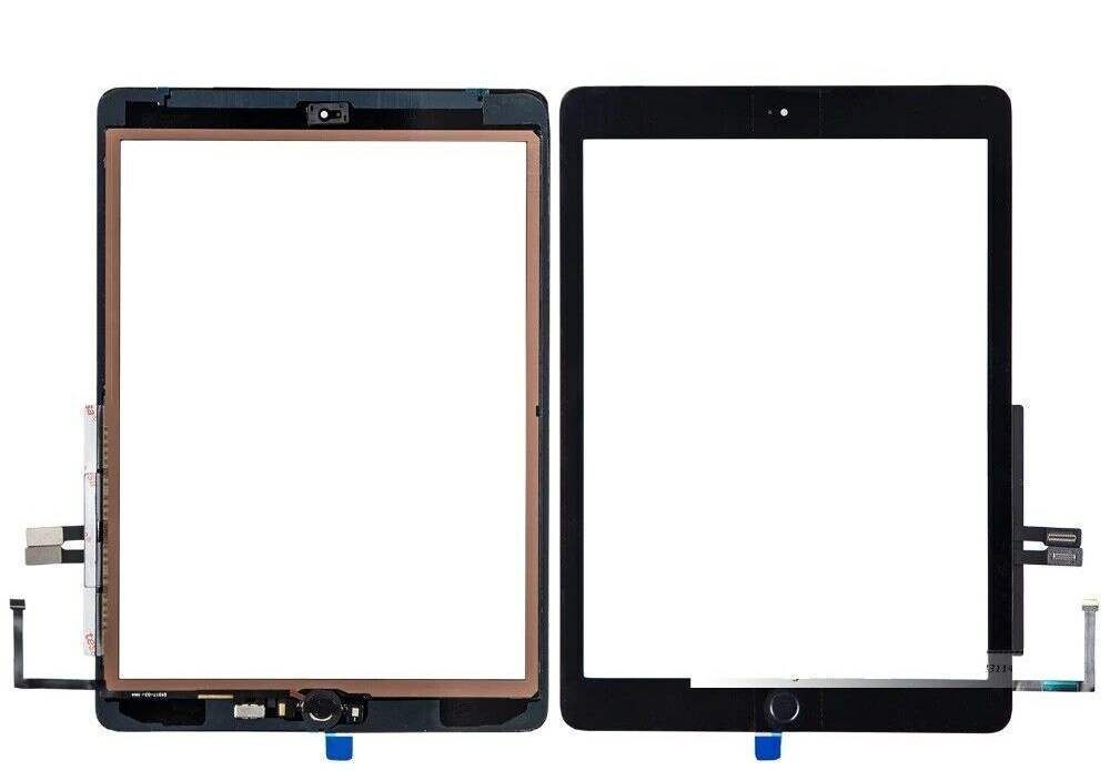 Сенсор (тачскрин) Apple iPad 9.7 2018 (A1893, A1954) черный, с кнопкой HOME, копия высокого качества 18764 фото