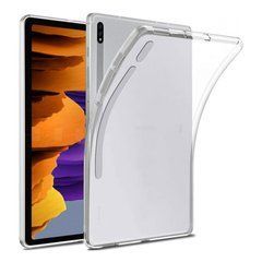 Чехол силиконовый Samsung T975 Tab S7 Plus 12,4" прозрачный 19873 фото