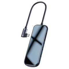 USB Hub Baseus (Type-C to 3xUSB3.0+HD4K+SD/TF+PD) Grey (CAHUB-CZ0G) 26728 фото