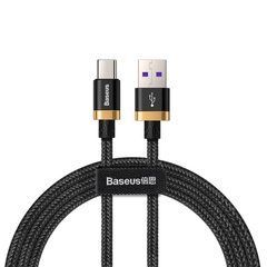 Кабель Baseus HW Flash Type-C 5A 40W (1m) Black, Gold (CATZH-AV1) 19130 фото