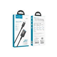Адаптер (Перехідник) Hoco U107 USB -Type-C (1200m) чорний 29047 фото