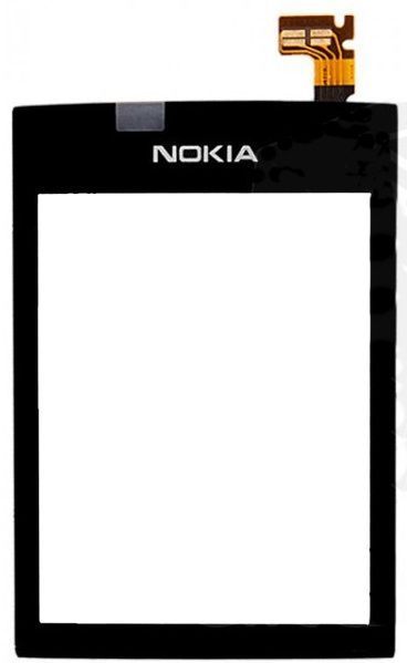 Сенсор (тачскрин) Nokia Asha 300 черный 01561 фото