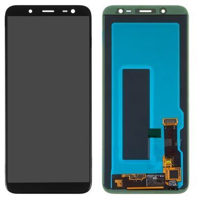 Дисплей для Samsung J600 Galaxy J6 2018 черный (GH97-21931A) Оригинал 11016 фото