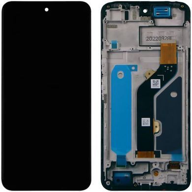 Дисплей для Infinix Hot 12 X6817, X6817B з рамкою чорний Оригінал Китай 30652 фото