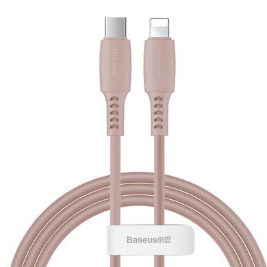 Кабель Baseus Colorful Type-C to Lightning 18W (1.2 метра) (CALDC-04) розовый 20477 фото