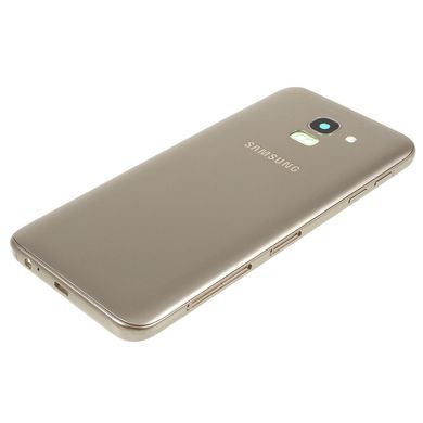 Задняя крышка для Samsung J600F Galaxy J6 золотистая 12825 фото
