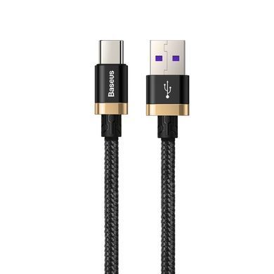 Кабель Baseus HW Flash Type-C 5A 40W (1m) Black, Gold (CATZH-AV1) 19130 фото