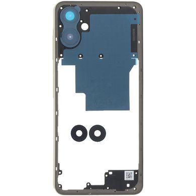 Рамка корпуса Samsung A065 Galaxy A06 золотистая со стеклом камеры 33144 фото
