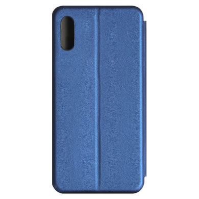 Чехол-книжка Premium Case под кожу Samsung A022F A02 (2021) синий 23744 фото
