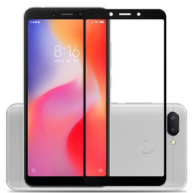 3D Защитное стекло для Xiaomi Redmi 6, Redmi 6A черное 11344 фото