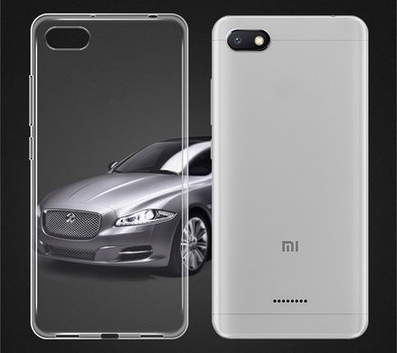 Чехол силиконовый для Xiaomi Redmi 6A прозрачный 11349 фото