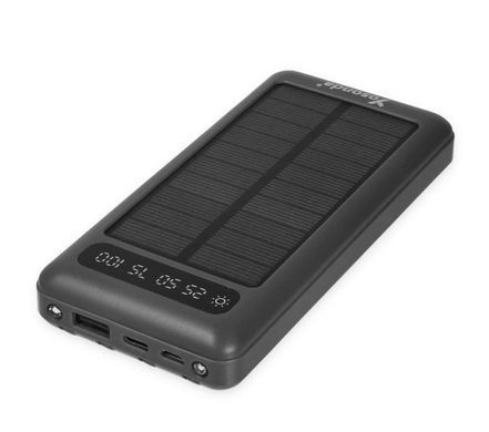 Зовнішній акумулятор (Повербанк) Yosonda YXD-A79 Solar 20000 mAh чорний 31737 фото