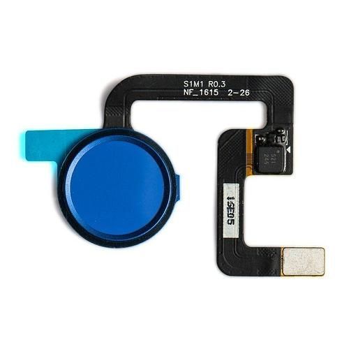 Шлейф для Google Pixel, Google Pixel XL, зі сканером відбитка пальця, синього кольору 22763 фото