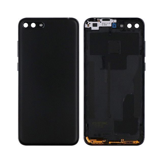 Задняя крышка Huawei Y6 2018 (ATU-L21, ATU-L22) черная, без выреза под сканер отпечатка пальца 13746 фото