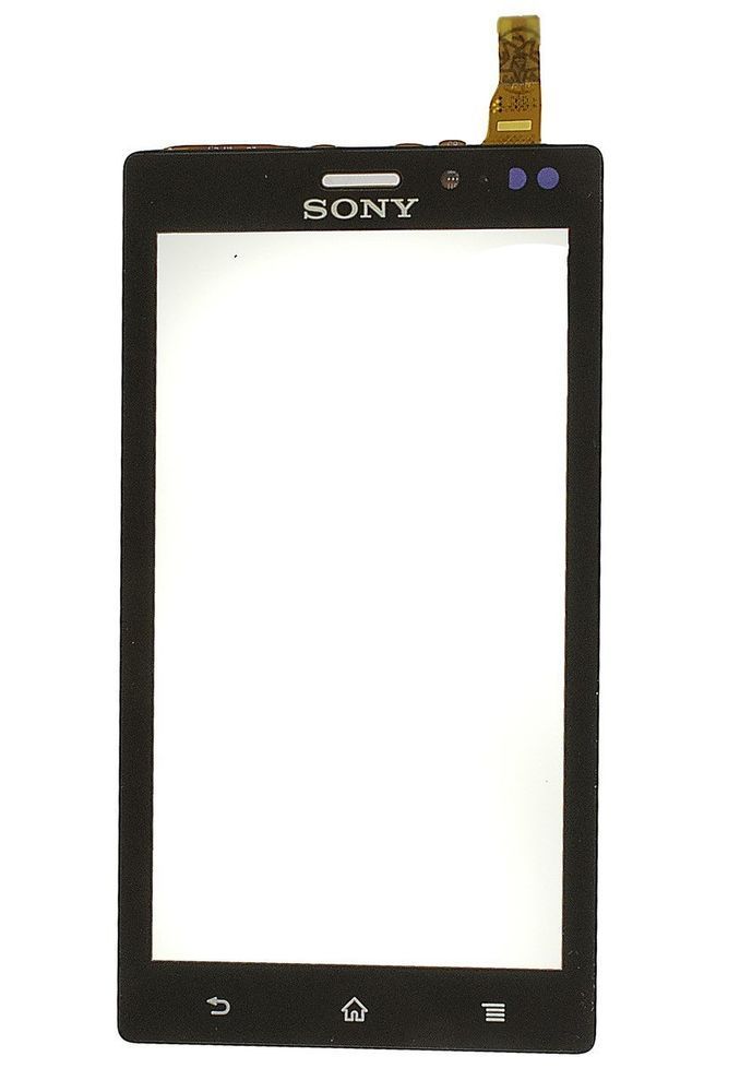 Сенсор (тачскрин) Sony MT27i Xperia Sola черный 00595 фото