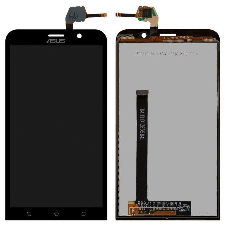 Дисплей для Asus ZenFone 2 ZE551ML Z00AD, Z00ADB черный Оригинал Китай 06093 фото