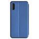 Чехол-книжка Premium Case под кожу Samsung A022F A02 (2021) синий 23744 фото 2